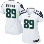 NFL Doug Baldwin Seattle Seahawks Women's Limited Road Nike Jersey - White