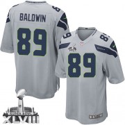 NFL Doug Baldwin Seattle Seahawks Youth Limited Alternate Super Bowl XLVIII Nike Jersey - Grey
