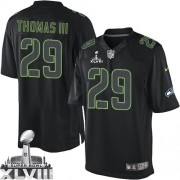 NFL Earl Thomas III Seattle Seahawks Elite Super Bowl XLVIII Nike Jersey - Black Impact
