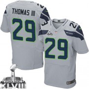 NFL Earl Thomas III Seattle Seahawks Elite Alternate Super Bowl XLVIII Nike Jersey - Grey