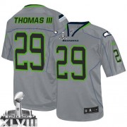 NFL Earl Thomas III Seattle Seahawks Elite Super Bowl XLVIII Nike Jersey - Lights Out Grey