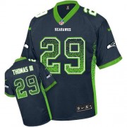 NFL Earl Thomas III Seattle Seahawks Elite Drift Fashion Nike Jersey - Navy Blue