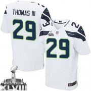 NFL Earl Thomas III Seattle Seahawks Elite Road Super Bowl XLVIII Nike Jersey - White