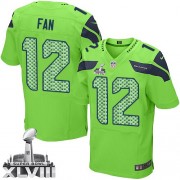 NFL 12th Fan Seattle Seahawks Elite Alternate Super Bowl XLVIII Nike Jersey - Green