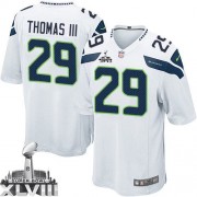 NFL Earl Thomas III Seattle Seahawks Game Road Super Bowl XLVIII Nike Jersey - White