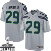 NFL Earl Thomas III Seattle Seahawks Limited Alternate Super Bowl XLVIII Nike Jersey - Grey