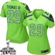 NFL Earl Thomas III Seattle Seahawks Women's Elite Alternate Super Bowl XLVIII Nike Jersey - Green