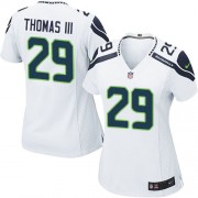 NFL Earl Thomas III Seattle Seahawks Women's Elite Road Nike Jersey - White