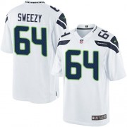 NFL J.R. Sweezy Seattle Seahawks Limited Road Nike Jersey - White