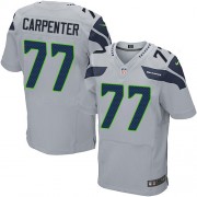 NFL James Carpenter Seattle Seahawks Elite Alternate Nike Jersey - Grey