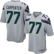 NFL James Carpenter Seattle Seahawks Game Alternate Nike Jersey - Grey