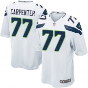 NFL James Carpenter Seattle Seahawks Youth Elite Road Nike Jersey - White