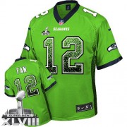 NFL 12th Fan Seattle Seahawks Elite Drift Fashion Super Bowl XLVIII Nike Jersey - Green
