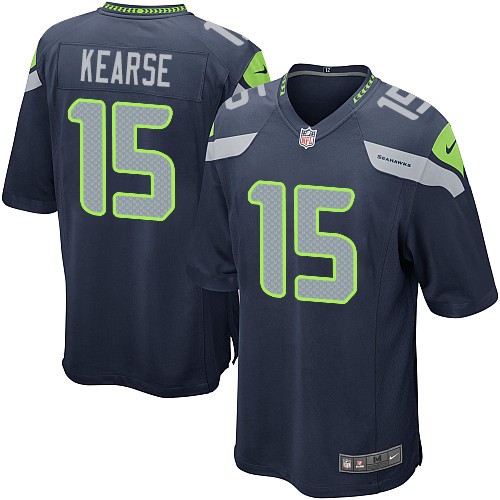 NFL Jermaine Kearse Seattle Seahawks Game Team Color Home Nike Jersey - Navy Blue