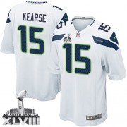 NFL Jermaine Kearse Seattle Seahawks Youth Elite Road Super Bowl XLVIII Nike Jersey - White