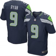 NFL Jon Ryan Seattle Seahawks Elite Team Color Home Nike Jersey - Navy Blue