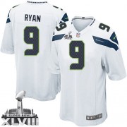 NFL Jon Ryan Seattle Seahawks Limited Road Super Bowl XLVIII Nike Jersey - White